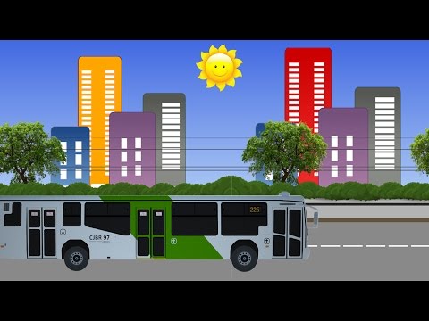 Машинки Трамвай Троллейбус Автобус Развивающий мультик
