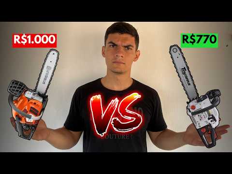 Husqvarna 120 vs Toyama TCS58H Qual Melhor Motosserra para uso Ocasional? Husqvarna ou Toyama