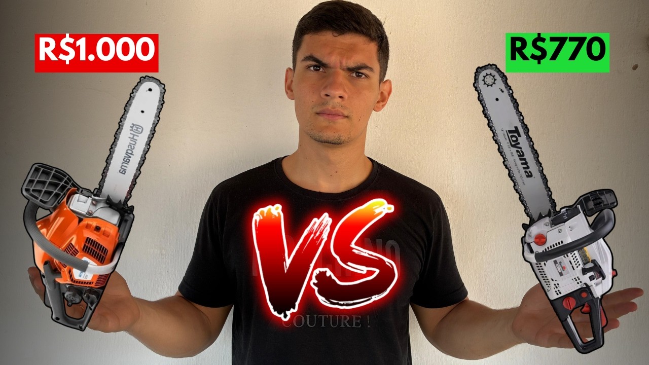 Husqvarna 120 vs Toyama TCS58H Qual Melhor Motosserra para uso Ocasional? Husqvarna ou Toyama