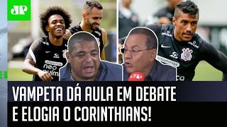 Esse time do Corinthians vai…”: Vampeta dá aula em debate com Flavio Prado e elogia o Timão