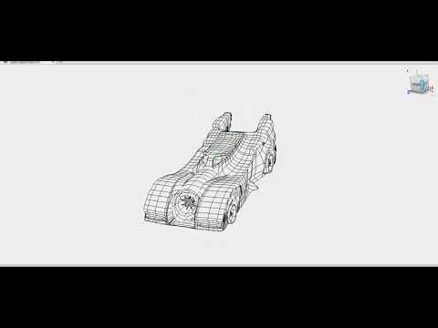 1989 BATMOBILE 3D Model TEASER