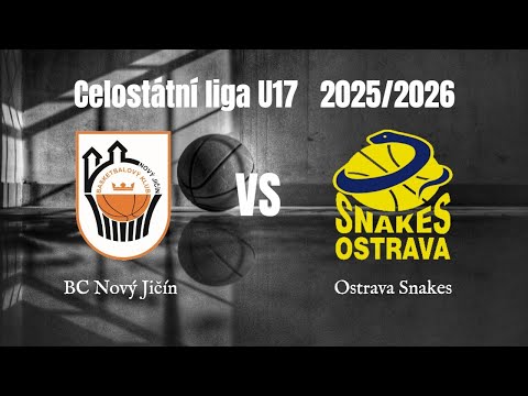 Full Game 🏀 | BC Nový Jičín vs Snakes Ostrava | Celostátní liga U17 | AliDa-basket