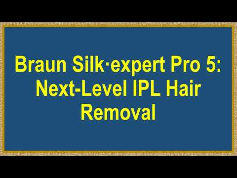 Braun Silk·expert Pro 5: Next-Level IPL Hair Removal