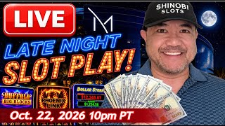 🛑 LATE NIGHT LIVE SLOT PLAY 🌛🎰! THURSDAY NIGHT SLOT FUN from the M RESORT! #shor