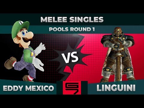 Eddy Mexico vs Linguini - Melee Singles: Pools R1 Winners Semifinal - Genesis 7 | Luigi vs Ganondorf