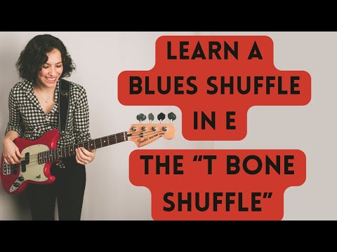 How To Play A Texas Blues Shuffle In E On The Bass: Albert Collins T Bone Shuffle