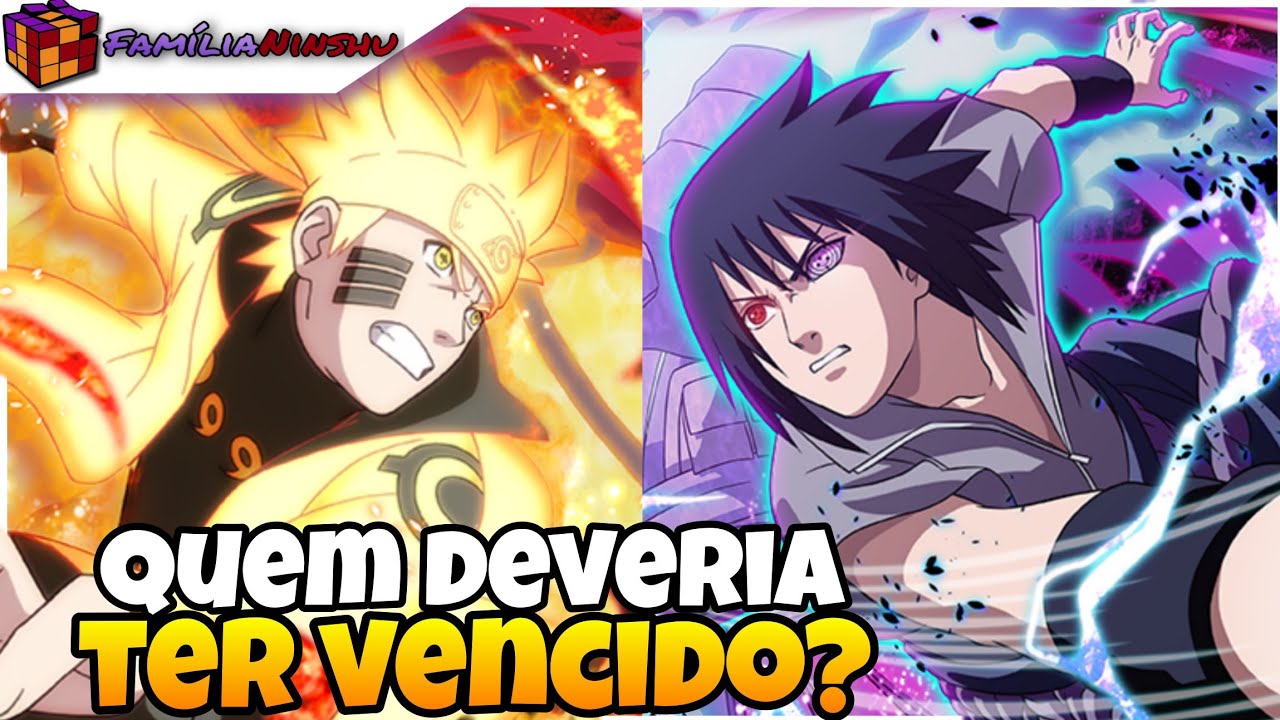 NARUTO VS SASUKE TEVE PROTAGONISMO? E SE O NARUTO FOSSE COM TUDO?