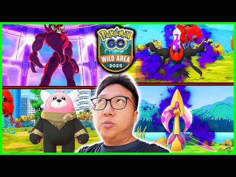 Nagasaki Wild Area with Shadow Darkrai & Gigantamax Grimmsnarl - Pokemon GO