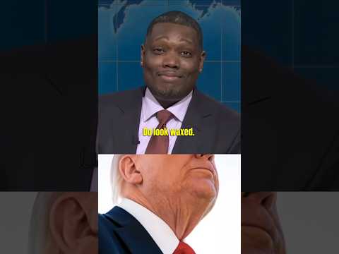 Trump Slams TIME Cover for “Disappearing My Hair” 😳💀 Michael Che Roasts Him! #shorts