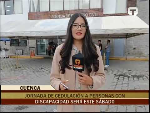 Jornada de cedulación a personas con discapacidad será este sábado