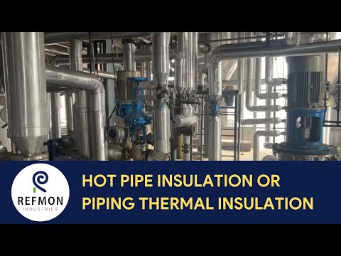 Hot Pipe Insulation / Piping Thermal Insulation By Refmon Industries