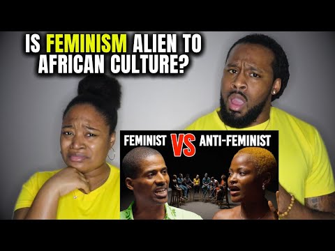 American Couple Reacts "Is FEMINISM Alien to African Culture?" | The Demouchets REACT