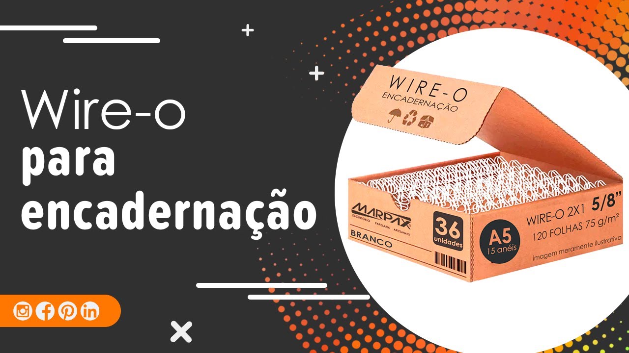 Watch Now Wire-o Para Encadernação 3x1 e 2x1 | CPM OFFICE Wire-o Para Encadernação 3x1 e 2x1 | CPM OFFICE