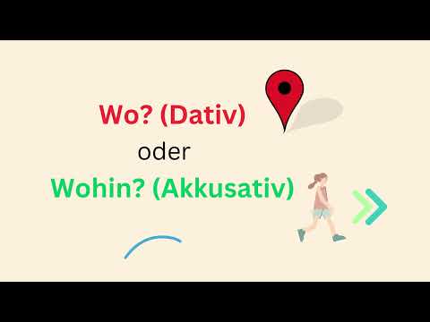 Wo? oder Wohin? Wechselpräpositionen mit Dativ und Akkusativ. Deutsch als Fremdsprache, Level A2