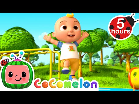 🌳JJ Play Outside Song🛝+ More! | CoComelon - JJs Animal Time | Moonbug Kids– Food & Family Cartoons