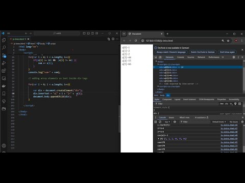 Front End Vscode Html Css Javascript 08 Introduction To Client Side Javascript