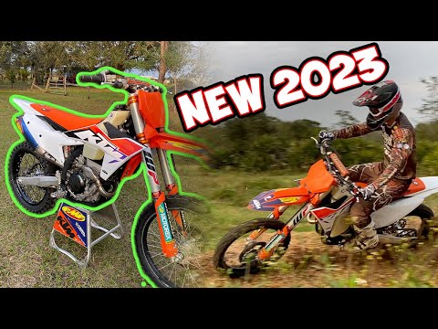 FIRST RIDE ON MY NEW 2023 KTM 250SX-F!