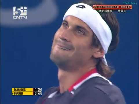 Novak Djokovic vs David Ferrer 2010 Beijing Final Highlights