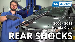 How to Replace Rear Shock Absorbers 2006-2011 Honda Civic