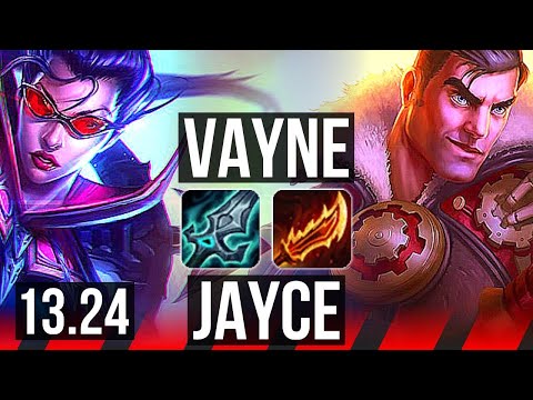 VAYNE vs JAYCE (TOP) | 66% winrate, 7/3/9 | KR Master | 13.24