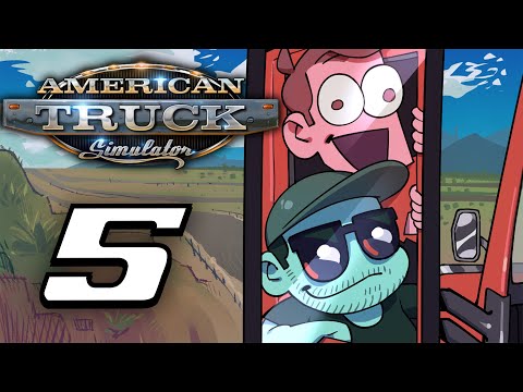 SuperMega Plays AMERICAN TRUCK SIMULATOR - EP 5: Truck n' Suck