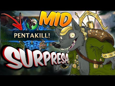 DEI A VOLTA POR CIMA NUM GAME RUIM E LANCEI O PENTA ENVOLVENTE - TWITCH MID