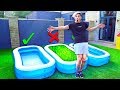 DONT Trust Fall Into The Wrong Mystery Pool Challenge