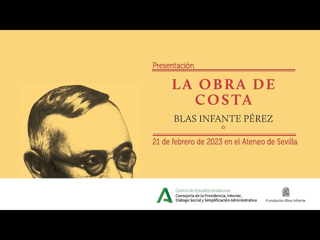 Vídeo relacionado con Blas Infante. La forma de un ideal andaluz
