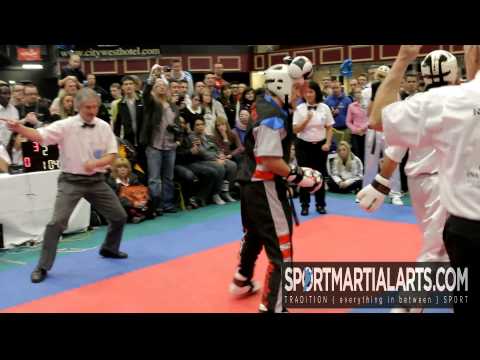 Jack Felton v Ennio Giordano﻿ - Irish Open 2013 - Men's Team Sparring Eliminations