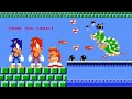 New Super Sonic Water Full Playthrough Complete Super Mario Bros SMB1 Hack New Fun Maker Longplay