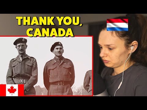 Dutch Girl Reacts to Canada Liberating the Netherlands 🇨🇦🇳🇱