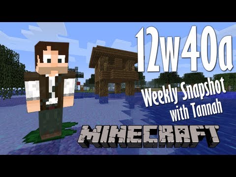 tannah - MINECRAFT SNAPSHOT: 12w40a Review - Witches Hut, Accessible Slimes & Nerfed Fire!