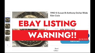 Don't Fall for eBay's Fake Variety Coin Listings – 1980 SBA