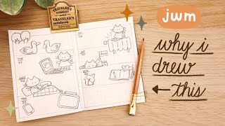 Journal With Me: How I Choose What to Draw | Illustrated Journaling in My Traveler's Notebook
