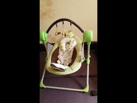 Электрокачели Baby Care Balancelle. Бебикар баланс, детские электронные качели, небольшой обзор.