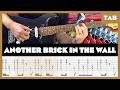 Pink Floyd Another Brick In The Wall Part 2 Guitar Tab Lesson Cover Tutorial