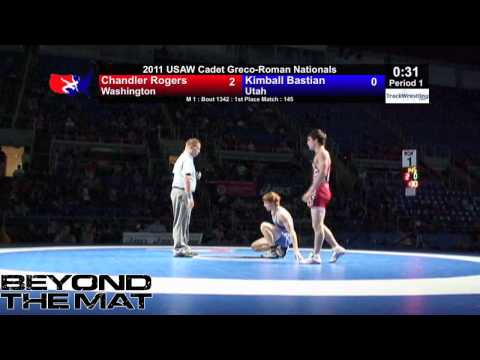 Cadet Greco Final 145 - Chandler Rogers (WA) vs. Kimball Bastian (UT)