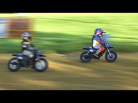 2021-06-05 50cc Shaft Div. 1 Galesburg Short Track. Kids Racing Motorcycle Flat Track, Dirt Bike