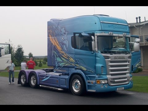SCANIA LONGLINE V8 SVEMPAS 🇸🇪 CUSTOM TRUCK Blue Griffin
