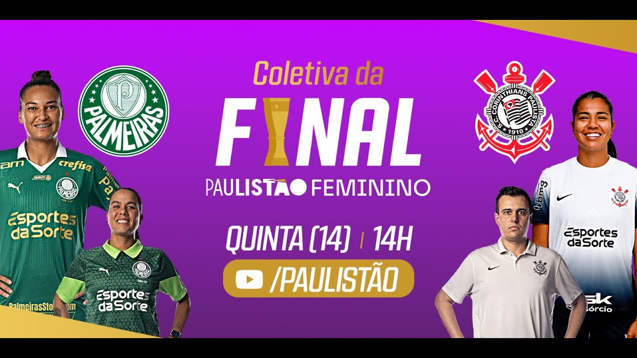 COLETIVA DA FINAL DO PAULISTÃO FEMININO - AO VIVO