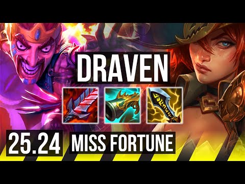 DRAVEN & Vel'Koz vs MISS FORTUNE & Blitzcrank (ADC) | EUW Master | 25.24