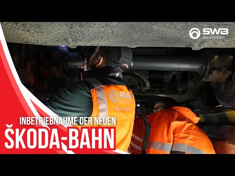 Inbetriebnahme der neuen Škoda-Bahn durch den Betriebsleiter | SWB Bus und Bahn