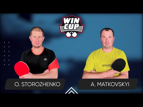 10:00 Oleksandr Storozhenko - Andrii Matkovskyi West 1 WIN CUP 25.07.2024 | Table Tennis WINCUP