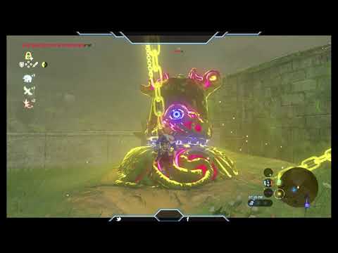 Zelda Breath of the wild, Decayed guardian battle.
