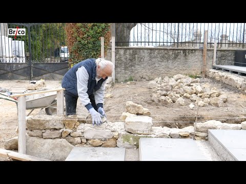 Construire un muret en pierres sèches - Tuto bricolage avec Robert
