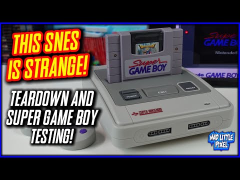 This SNES HD Clone Console Is Strange! Teardown & Super Game Boy Test!