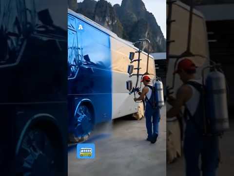 BODY SPRAY PAINTING process #ytshorts #shortvideo #automobile #shorts