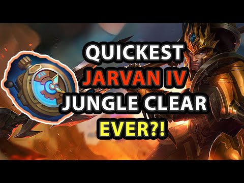 How to clear your starting jungle with Jarvan | World record time 3:27