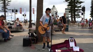 13 Year old boy covers Riptide by Vance Joy