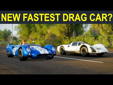Thumbnail for FASTEST DRAG CAR in Forza Horizon 4 (for now?) vs. Porsche 906 Carrera 6 Drag Race by Porsche 906